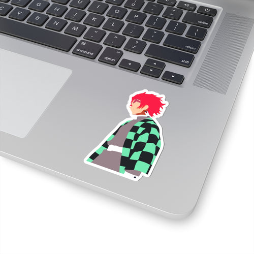 Demon Slayer Tanjiro Kamado Minimalist Kiss-Cut Sticker