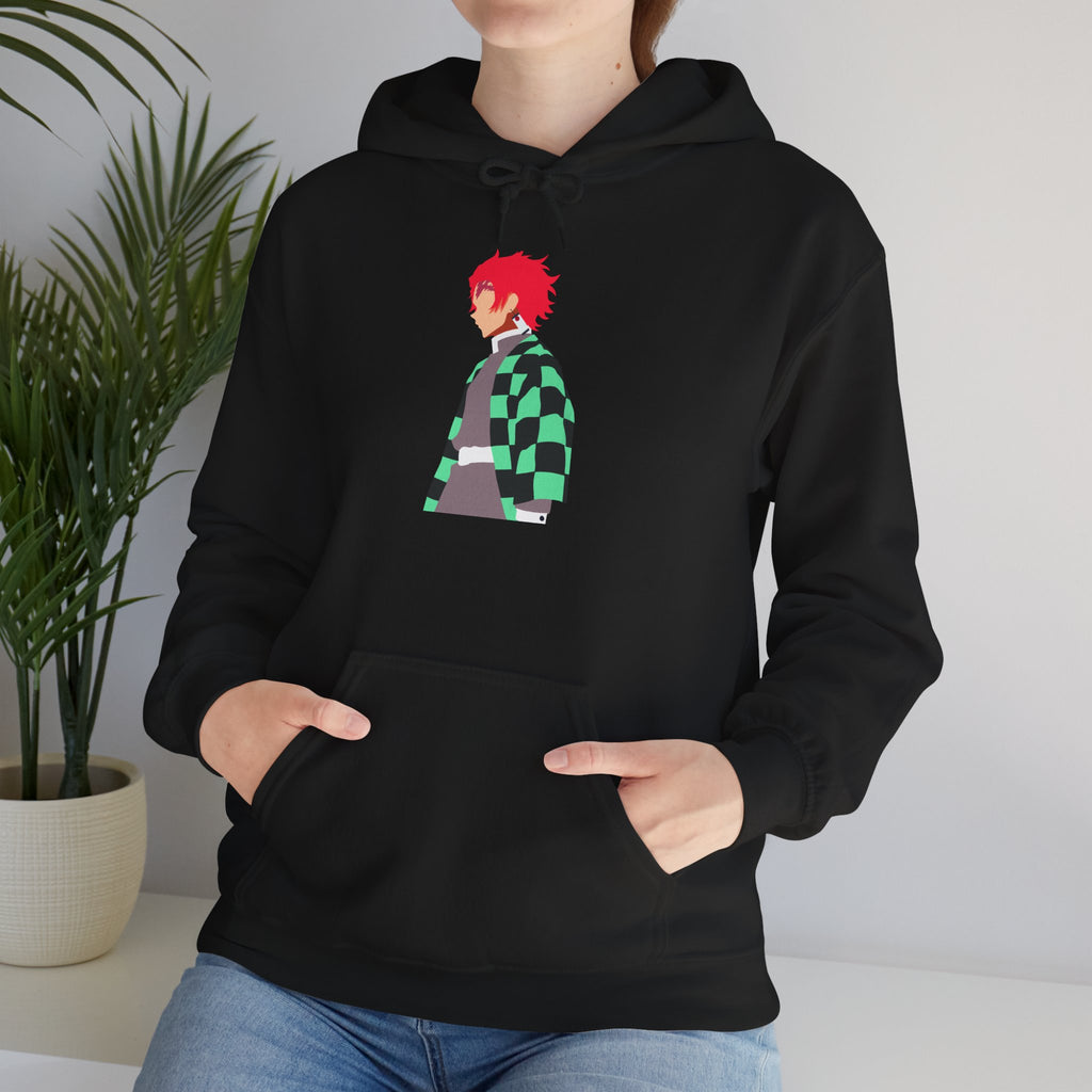 Tanjiro Kamado Minimalist Demon Slayer Hoodie — Anime Hoodie
