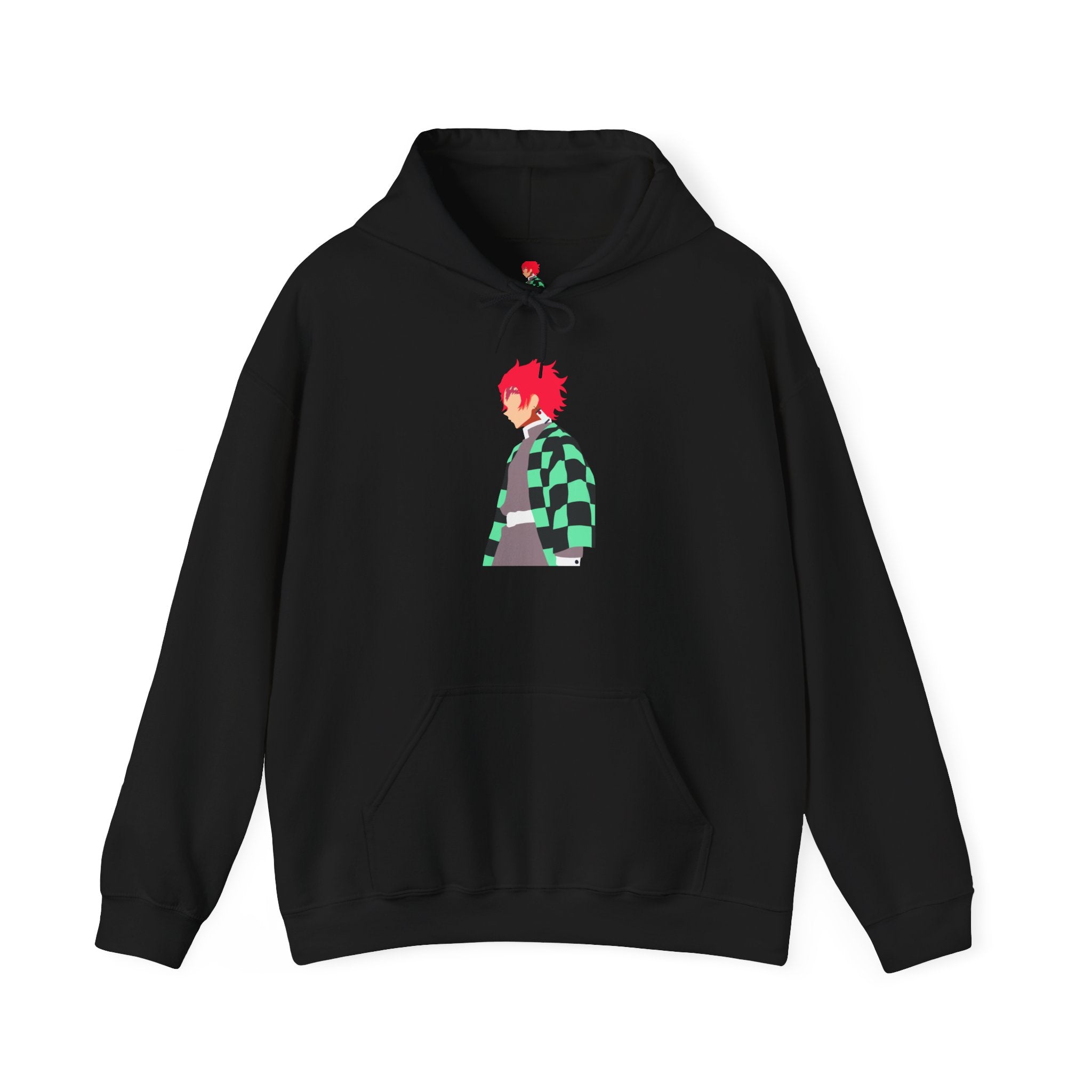 Tanjiro Kamado Minimalist Demon Slayer Hoodie — Anime Hoodie